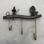 小人魔女の壁掛け3連フック