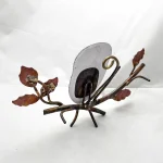 エゾフクロウの置き掛け飾り