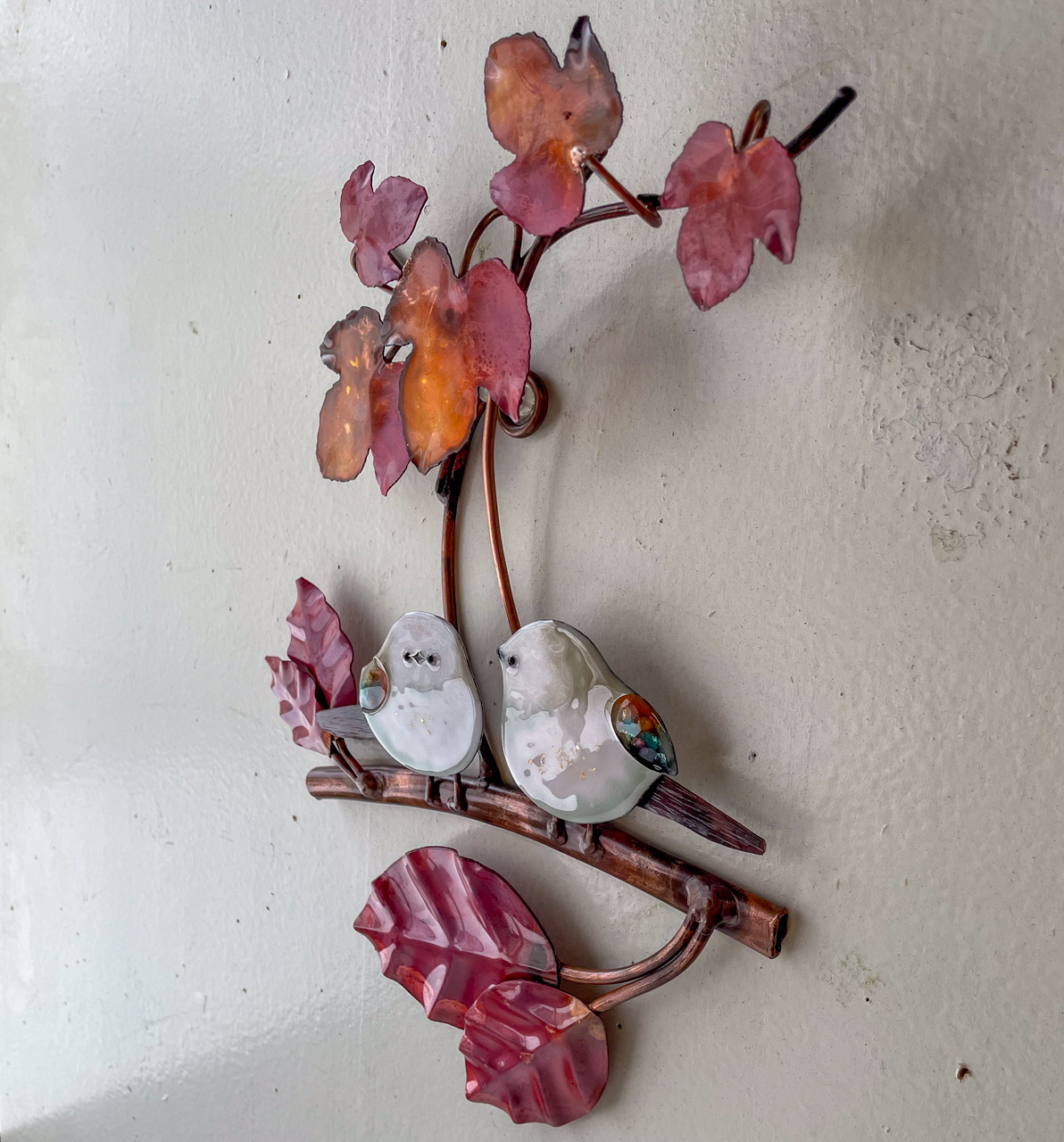 シマエナガペアの壁掛け | アトリエ ルート スリー | atelier root3